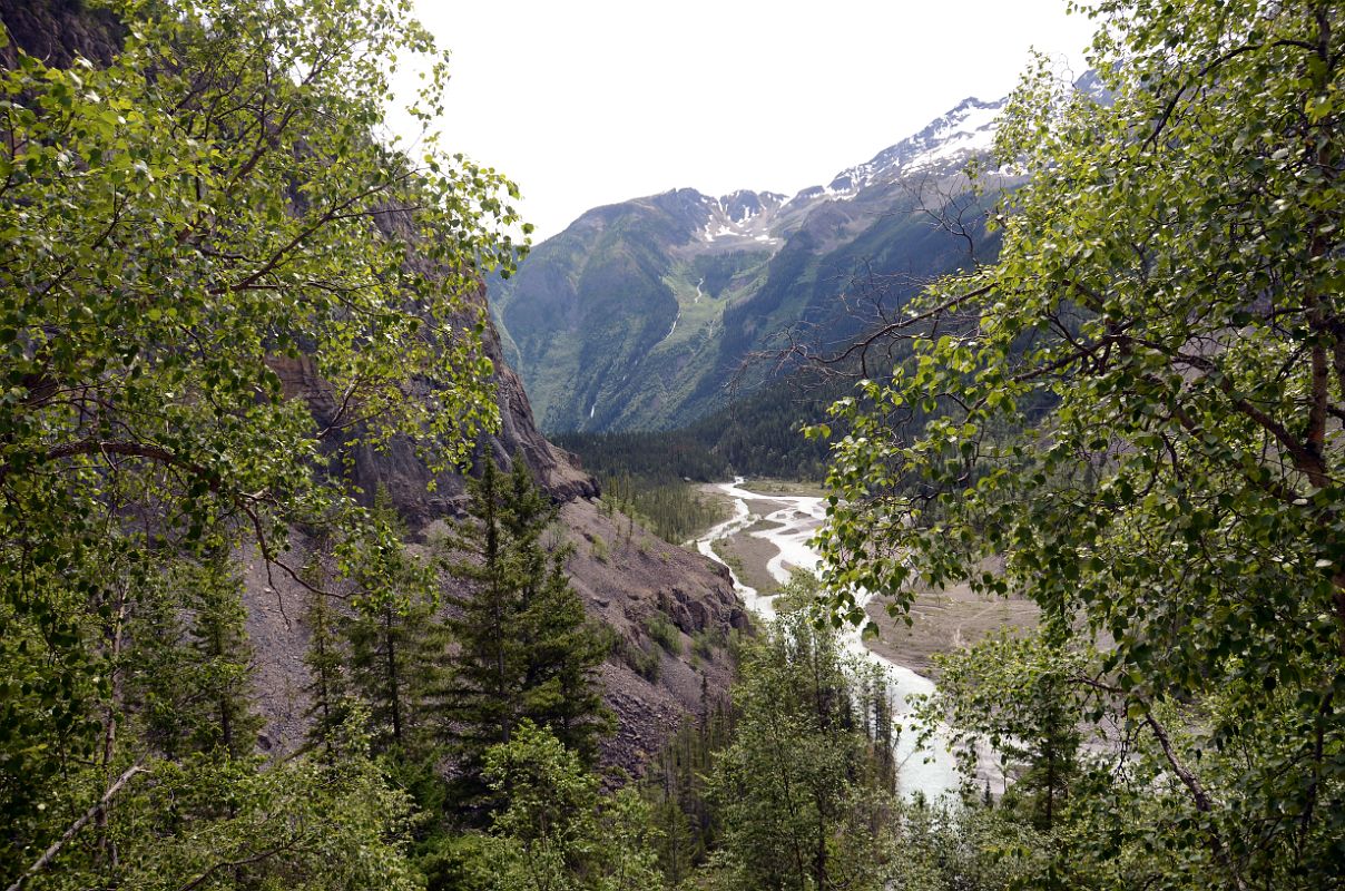 11 Looking Through The Trees Valley Below And Ridge of Cinnamon Peak From Berg Trail Between White Falls Upper And Lower